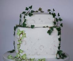 ivy and lace cake
